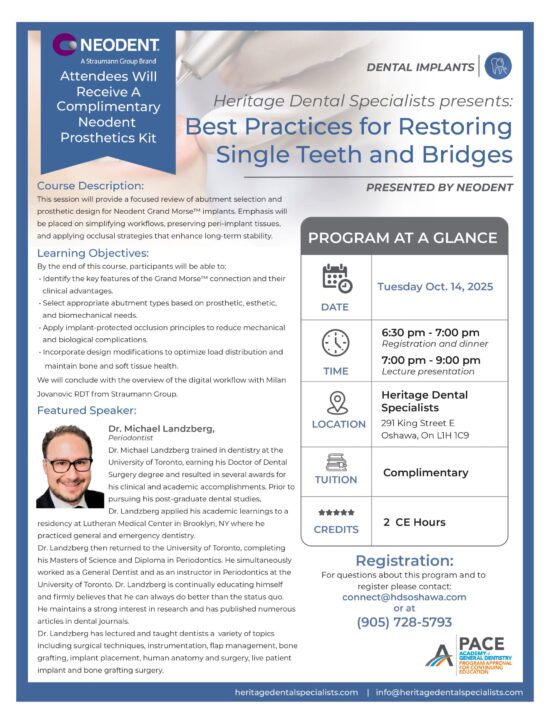 Heritage Dental Specialsts – Best Practices
